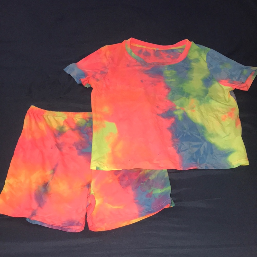 Tie dye 2pc Shorts Set size XL